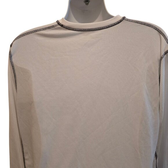Roundtree and Yorke Performance White Workplay Thermal Shirt Size XL - Picture 5 of 8